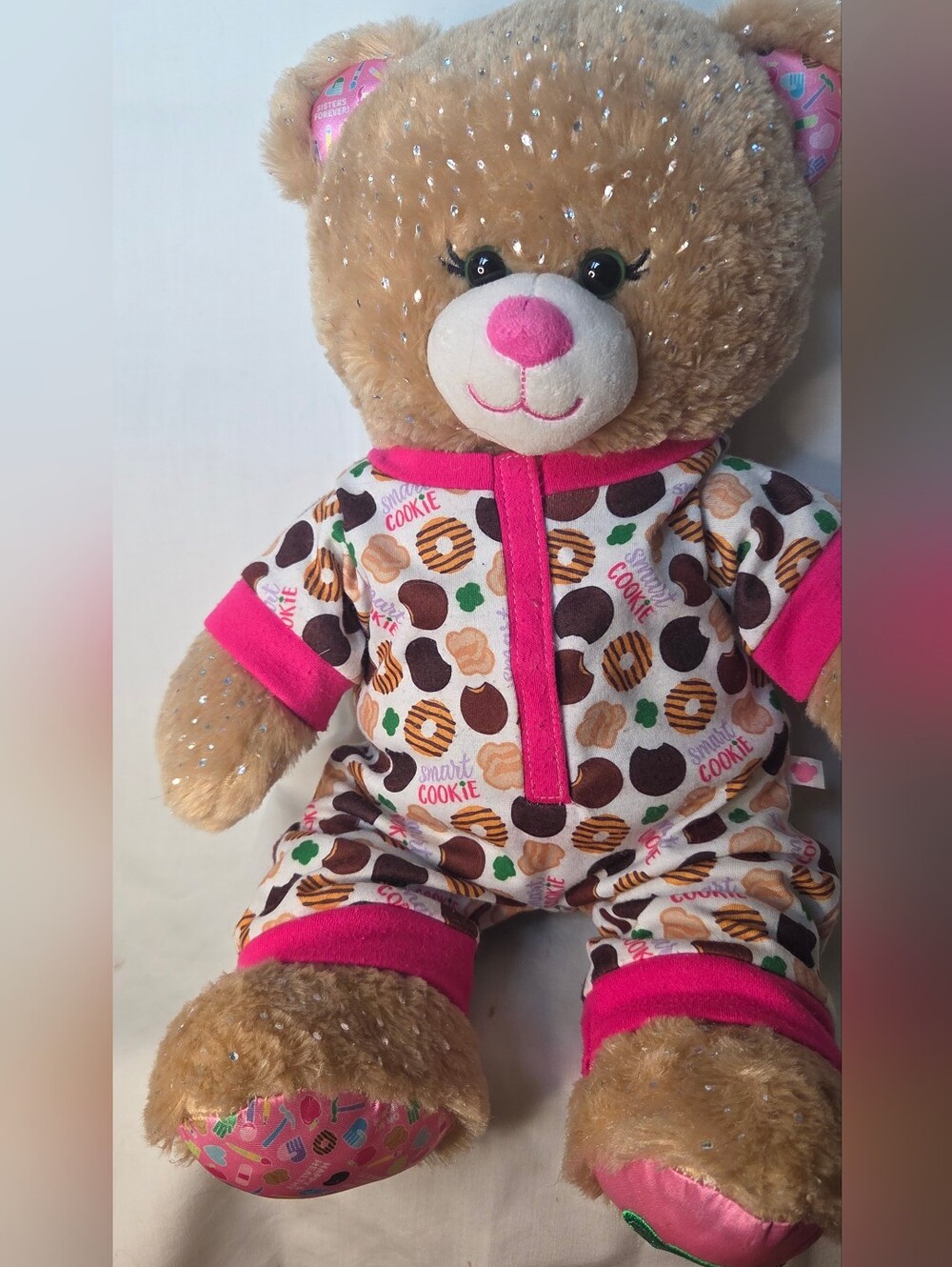 Build A Bear Girl Scout Trefoil Cookie Plush Stuffed Bear With Cookie Outfit GUC
